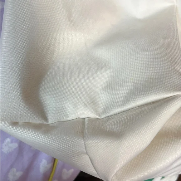 Longchamp Le Pliage Beige Tote with Brown Leather Trim - Picture 5 of 14